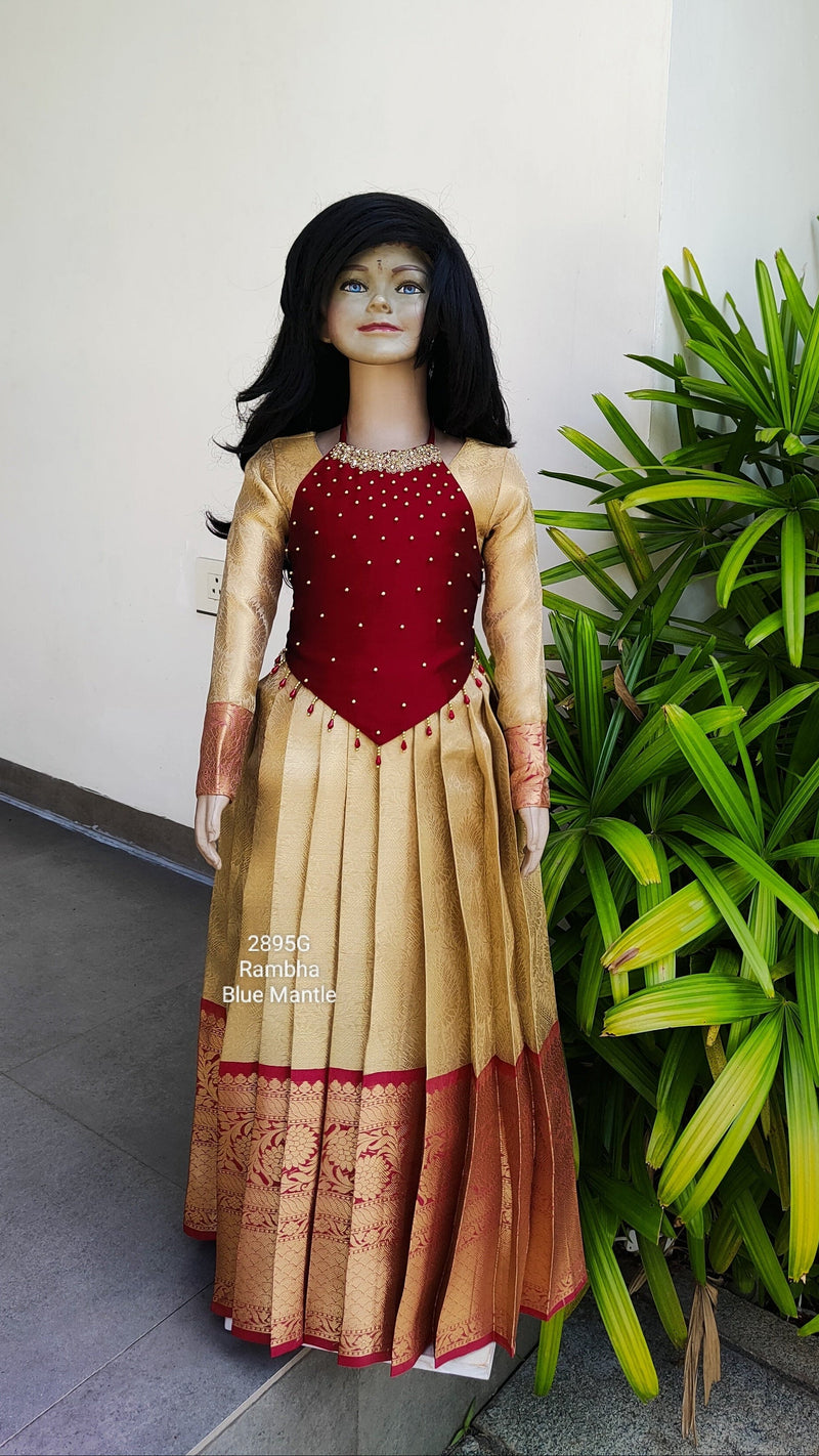2895G: "Rambha Gown" - Dispatch on 10-15 days