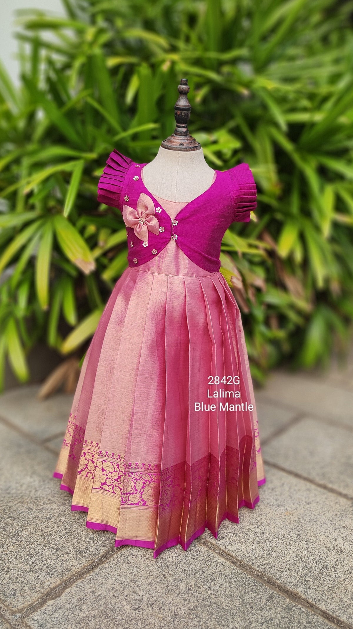 2842G: "Lalima Gown"- Sending in 2-4 days