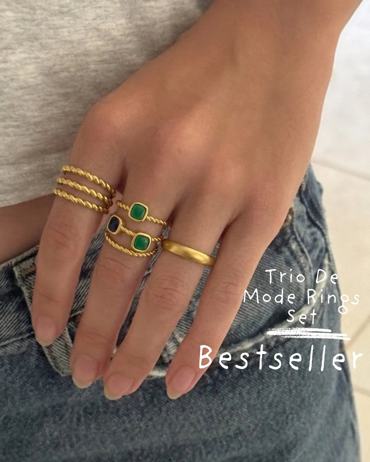 Trio De Mode Rings Set
