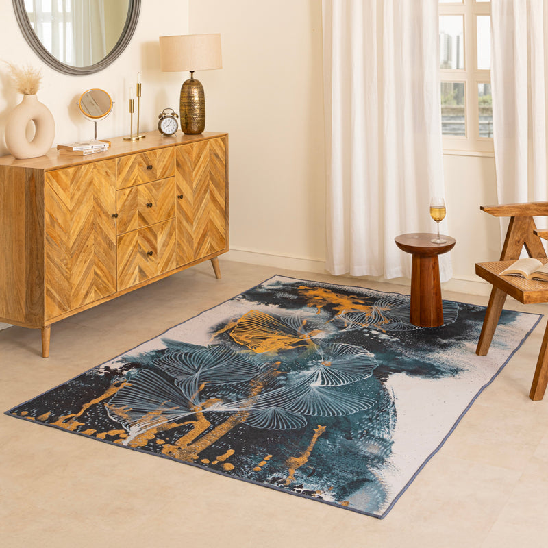 Imprimer Ginkyo - Digitally Printed Felt Rug (Multicolor)-1