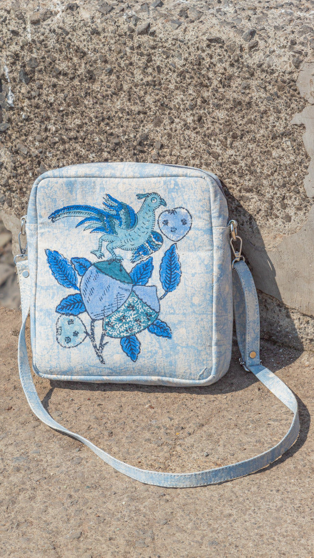 Sling Bag Tree of Life • Blue-9