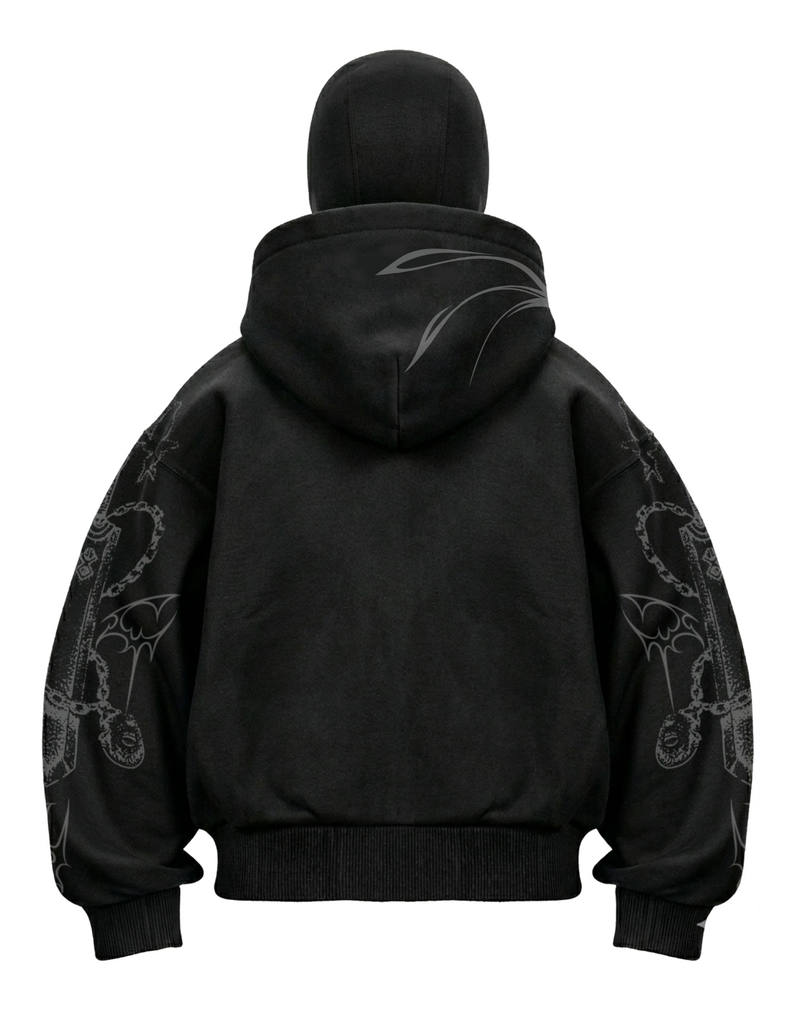Sacrifice / Balaclava / Zipper Hoodie-3