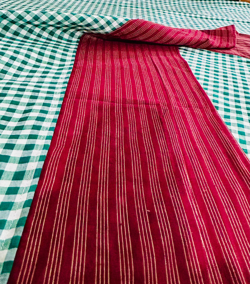 Christmas Cheer, handloom cotton single bedsheet (no pillow covers)-9