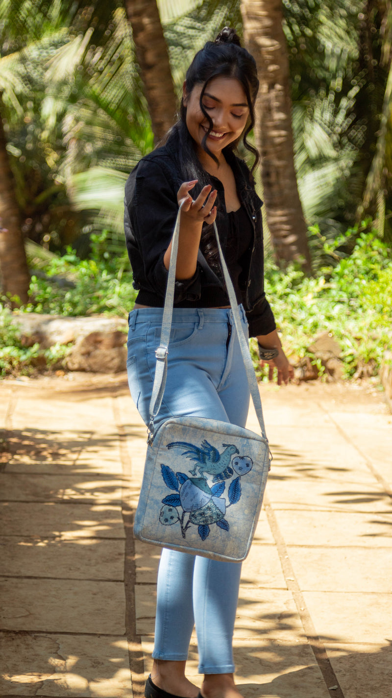 Sling Bag Tree of Life • Blue-10