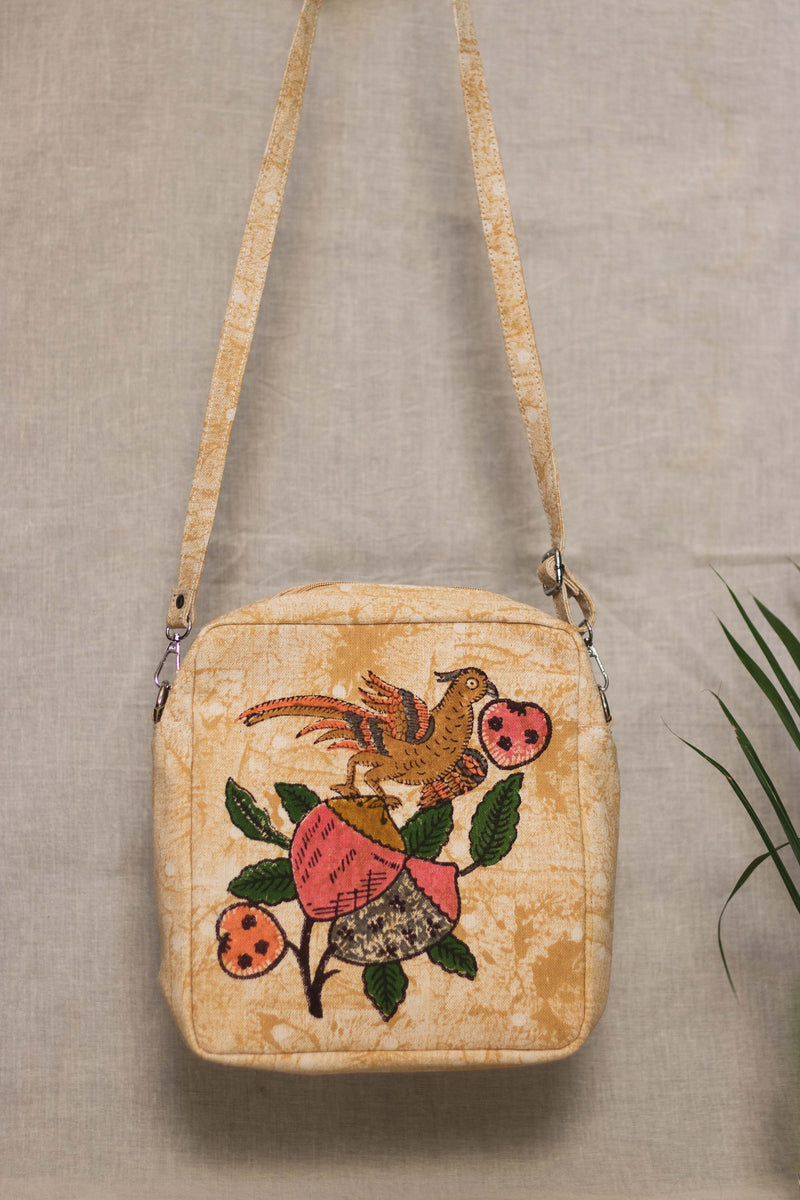Sling Bag Tree of Life • Beige-9