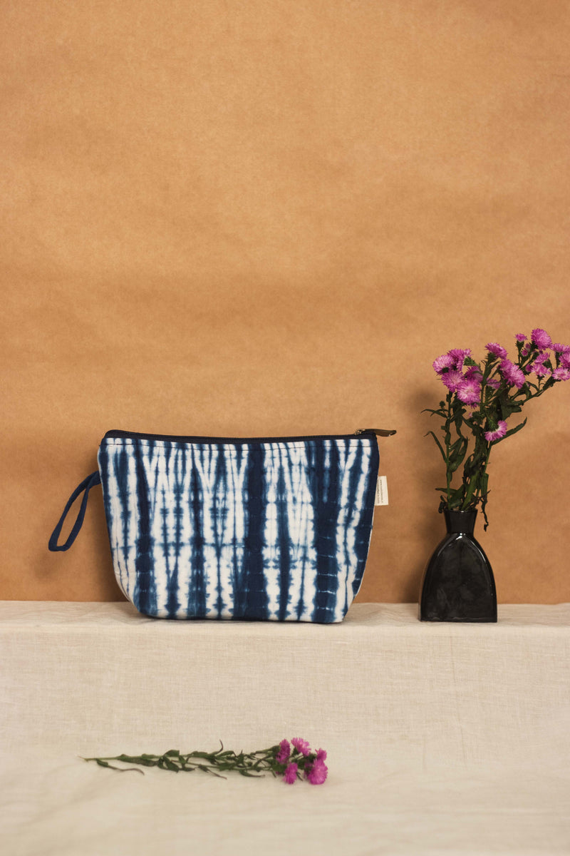 Cotton Pouch • Indigo Delight-1