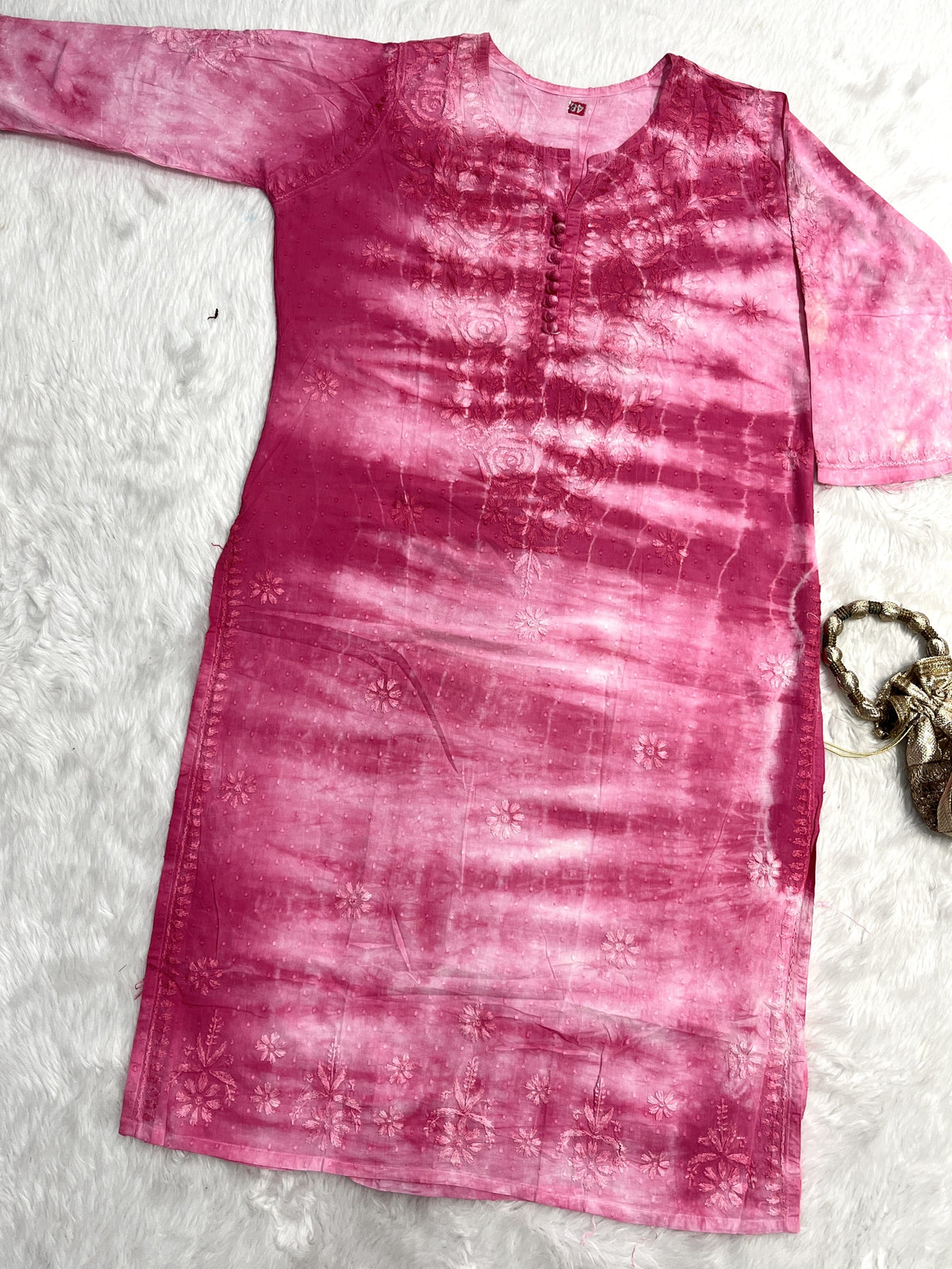 Zainab | Chikankari Dobby Long Kurti