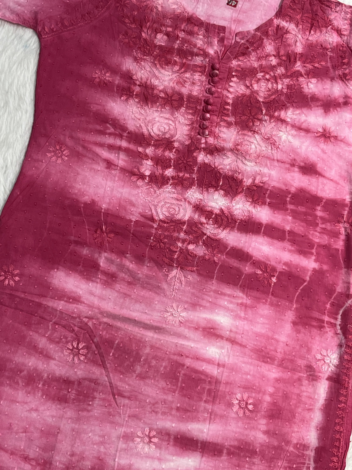 Zainab | Chikankari Dobby Long Kurti