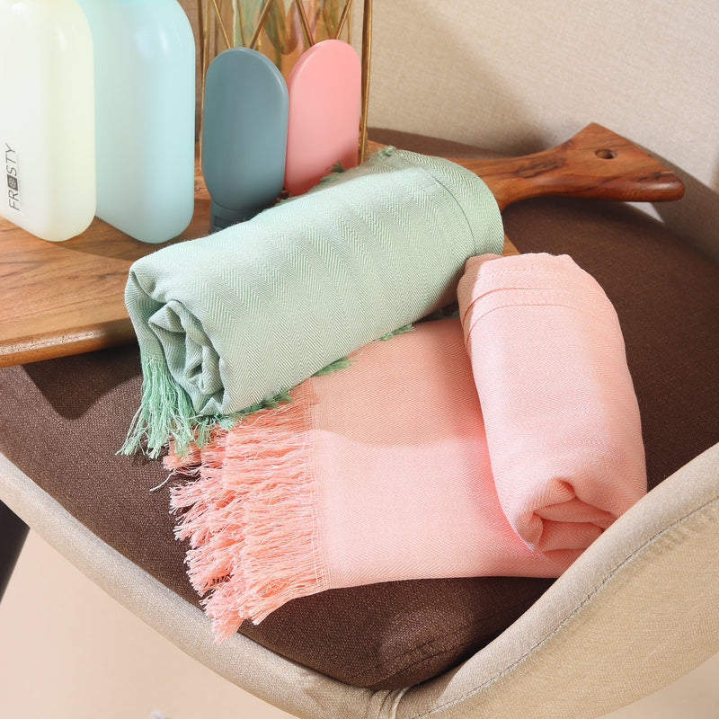 Naturefab Organic Bamboo Luxury Bath Towel (Pack of 2)-1