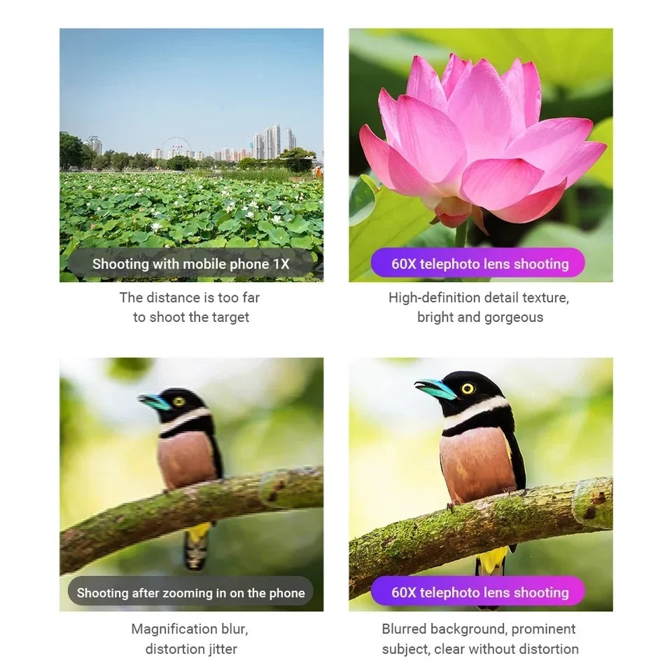 [NEW] Apexel 4K 60X Hyper Zoom Mobile lens with Universal Mobile Holder Best Lenses engnew36 engnew60 Zoom - APEXEL INDIA - Mobile Lens - Mobile Camera Lens - Cellphone Accessories - Phone Lens - Smartphone Lens