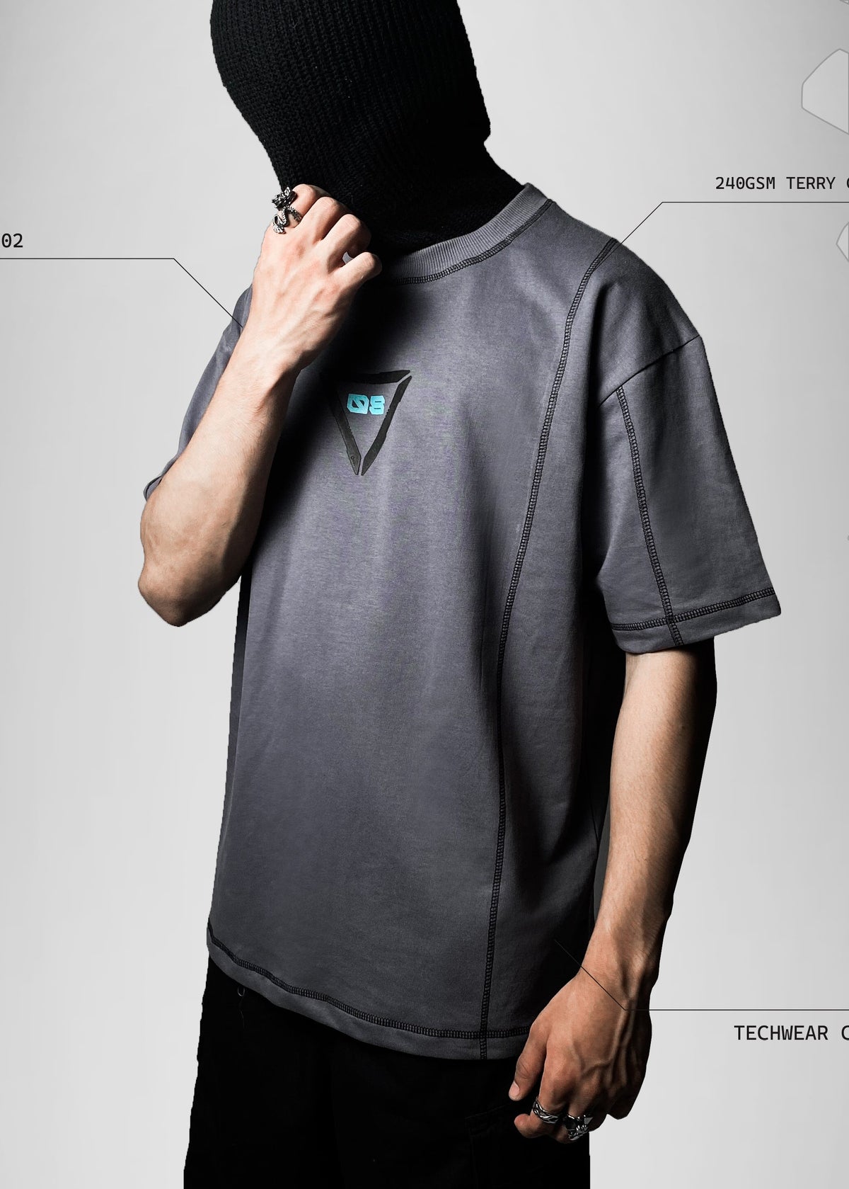 CYBORG / COMBAT / OVERSIZED T-SHIRT