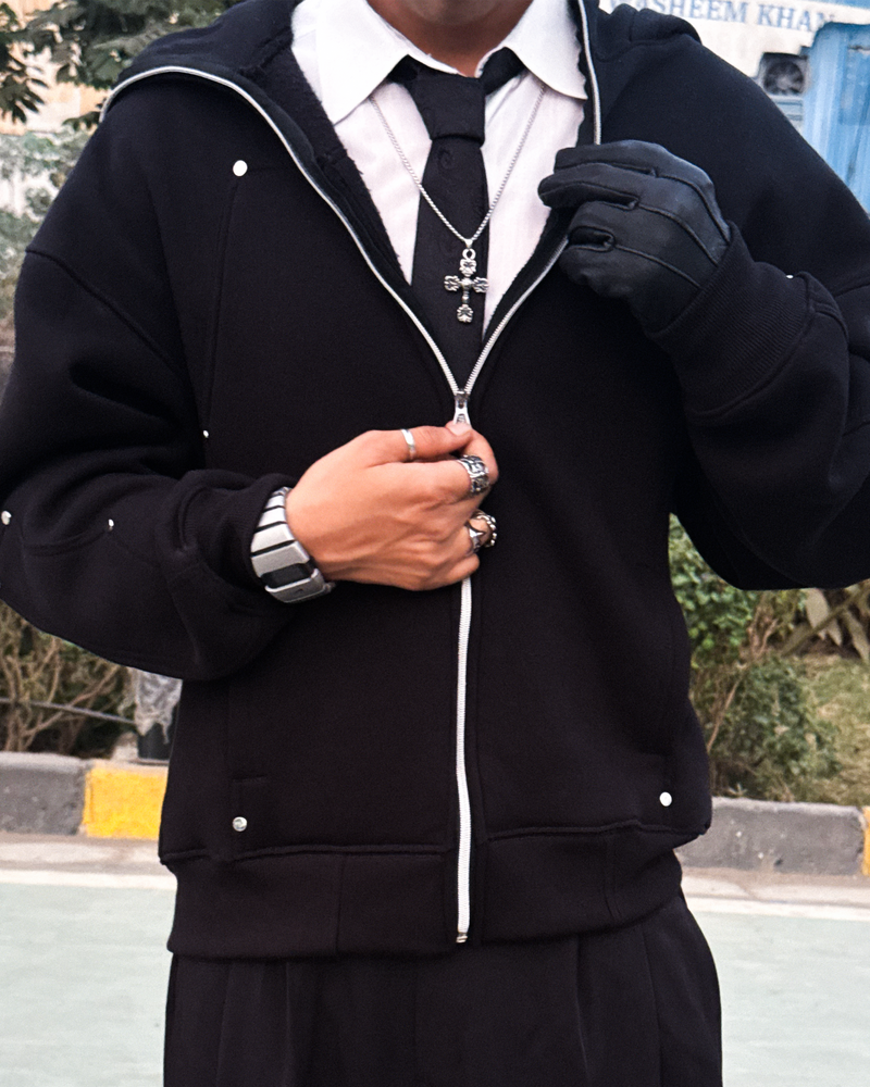Utopia / Balaclava Zipper Hoodie-2