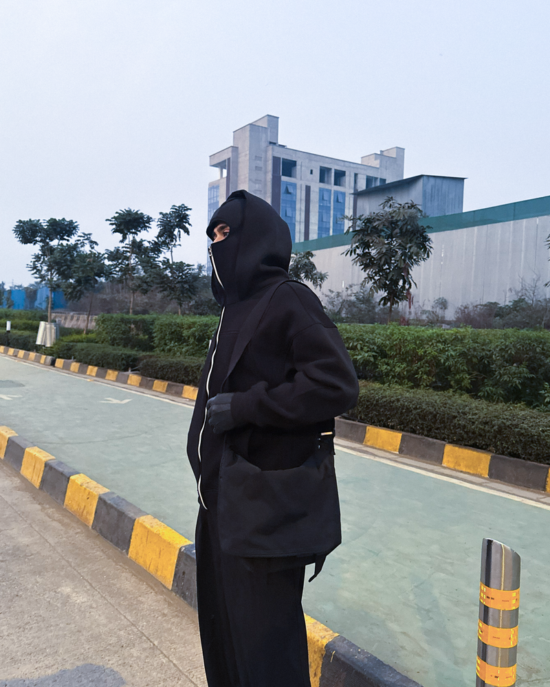 Utopia / Balaclava Zipper Hoodie-9