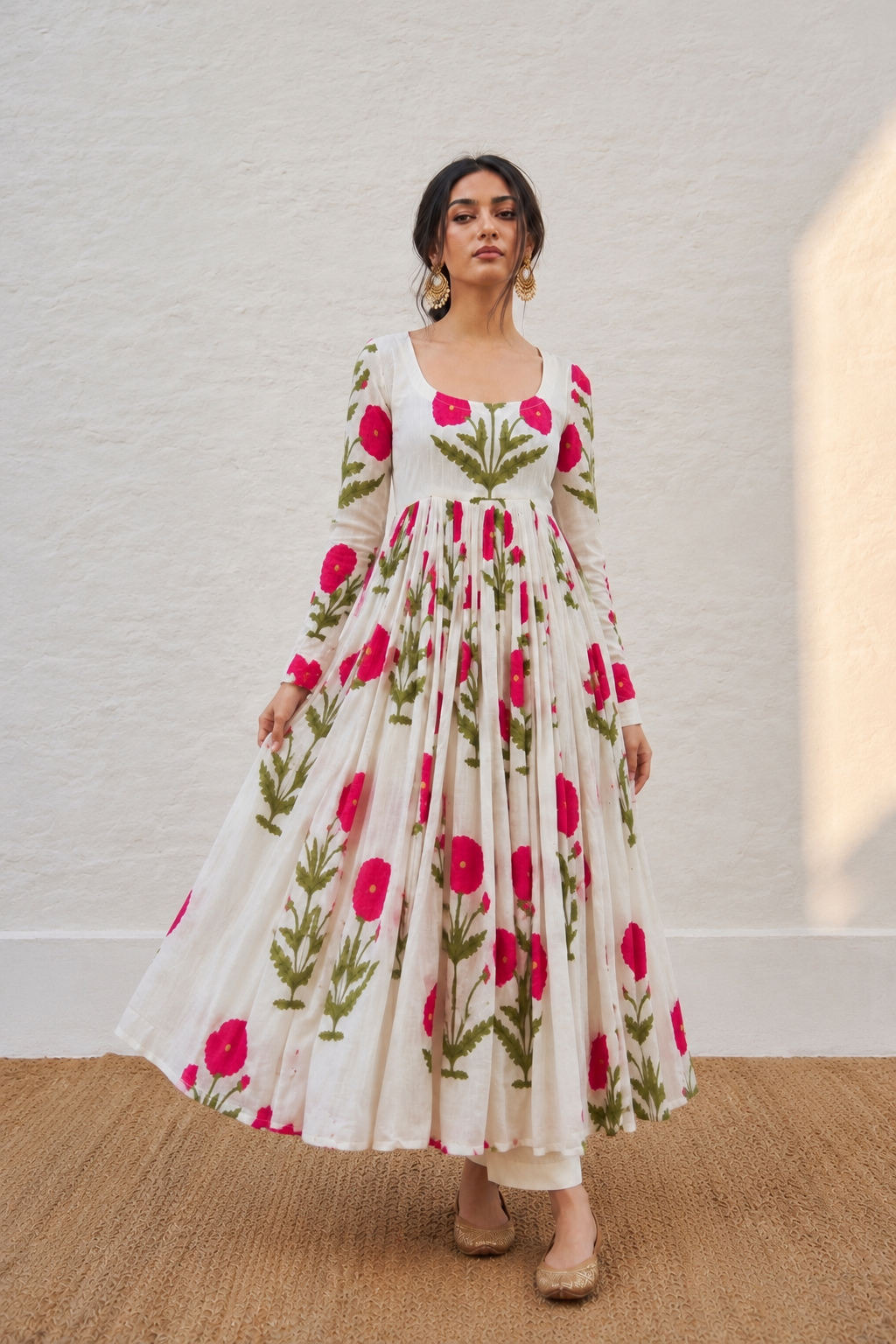 Pink Gher kameez