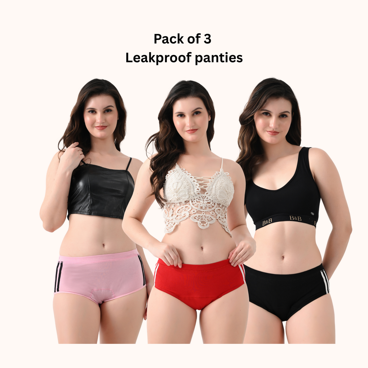 Leakproof Panties for Bladder and Urine Leaks – high Waist, Reusable (30-50ML) | Woomly