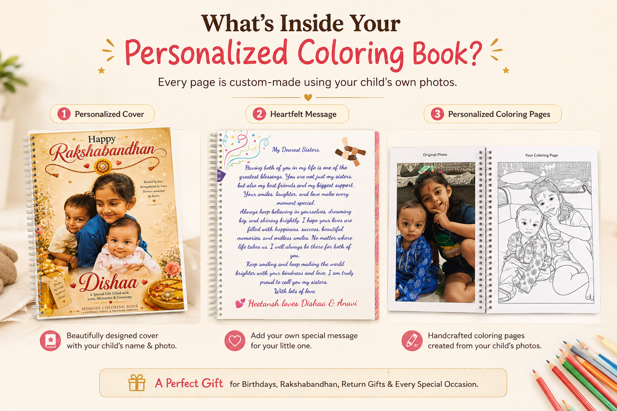 Turn Your Child’s Photos Into Their Own Coloring Book