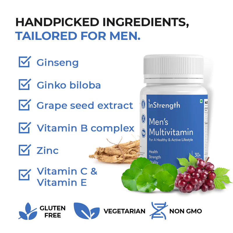Men's Multivitamins | Improve Strength, Stamina & Vitality