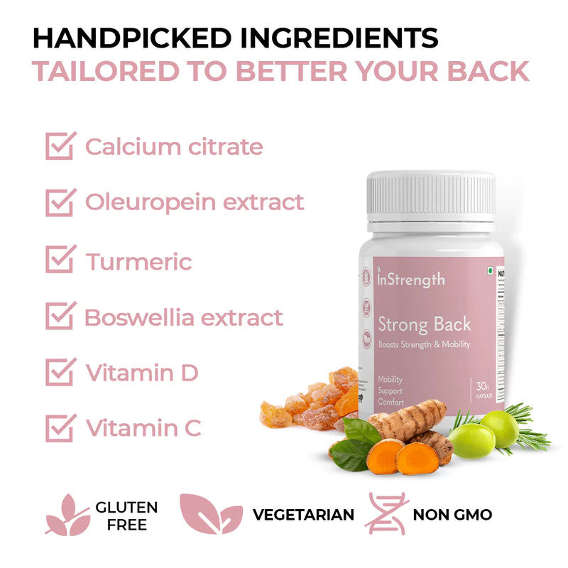 Back Pain Supplements for Strong Back