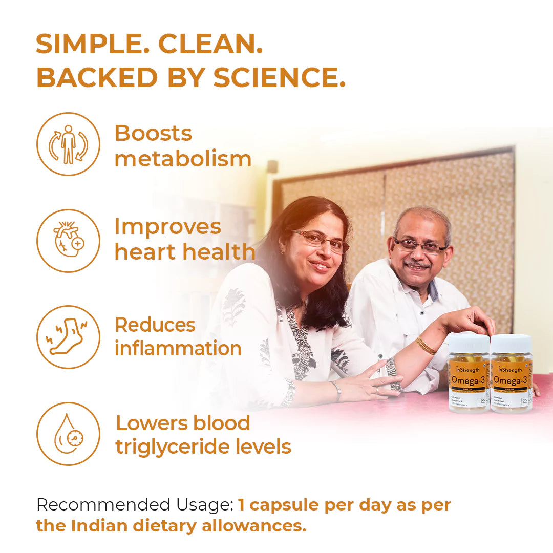 Omega-3 Salmon Fish oil capsule with astaxanthin & primrose oil - 1000mg