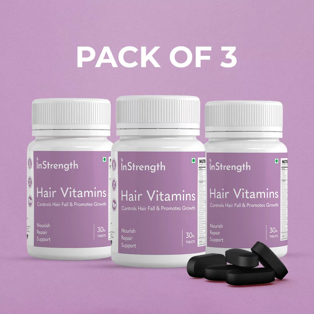 Hair Vitamins | Control Hair Fall & Promotes Hair Growth