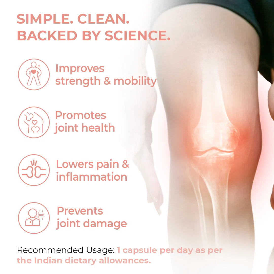 Knee & Joint Support Supplements | Glucosamine, Boswellia serrata, Curcumin