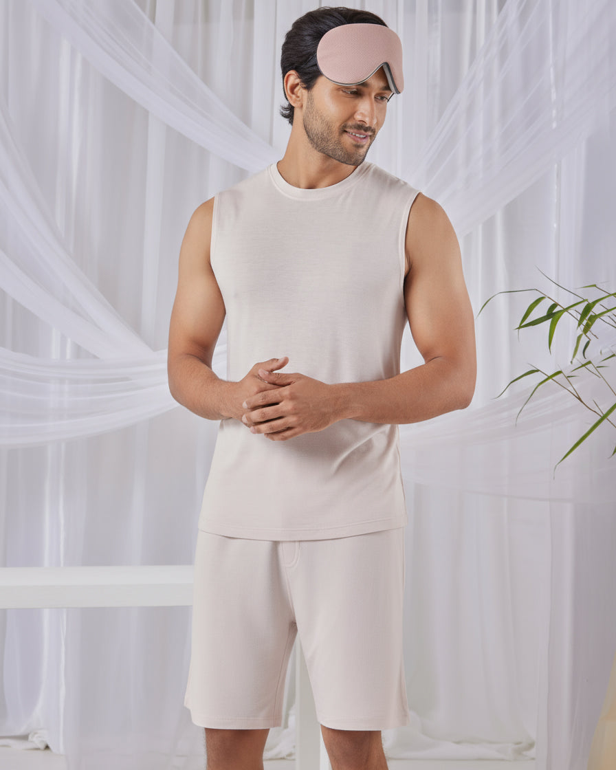 Hushy Bamboo Shorts  (Irish Cream)