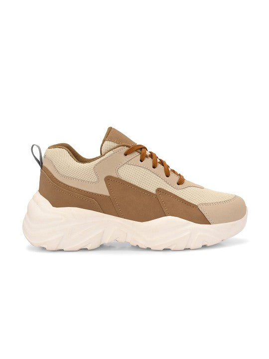 El Paso Women Colourblocked Lace-Ups Lightweight Sneakers-2