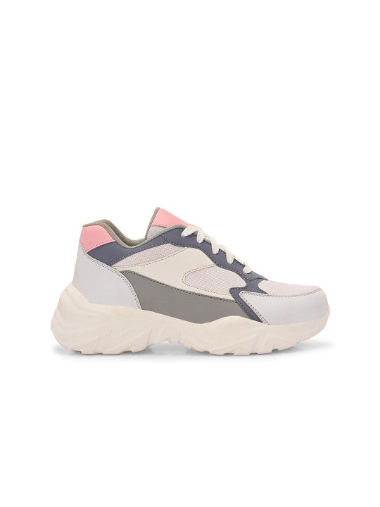 El Paso Women Colourblocked Lightweight Sneakers-2