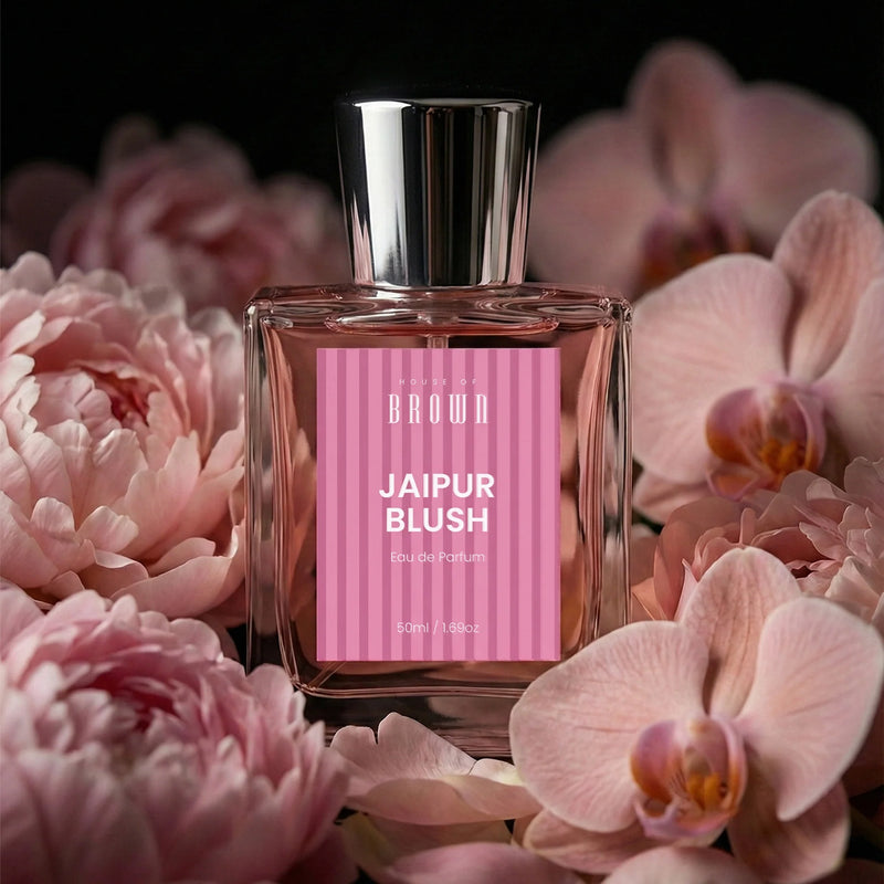 House of Brown Jaipur Blush 50 ml Perfume, Floral and Fresh Perfume 