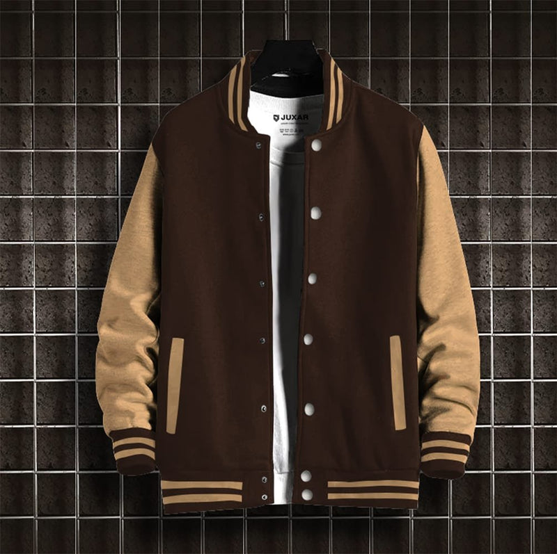 PLAIN VARSITY JACKET