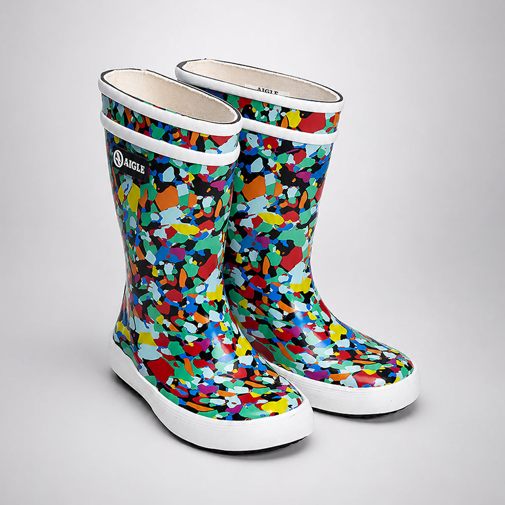 Ms. Brush Brooks, flexible Rubber Rain Gumboots for Toddlers & Kids