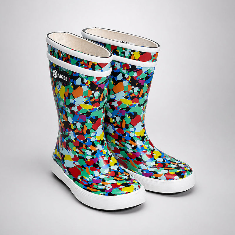 Ms. Brush Brooks, flexible Rubber Rain Gumboots for Toddlers & Kids