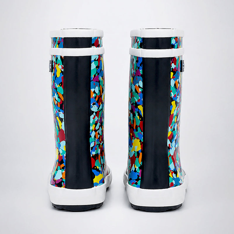 Ms. Brush Brooks, flexible Rubber Rain Gumboots for Toddlers & Kids
