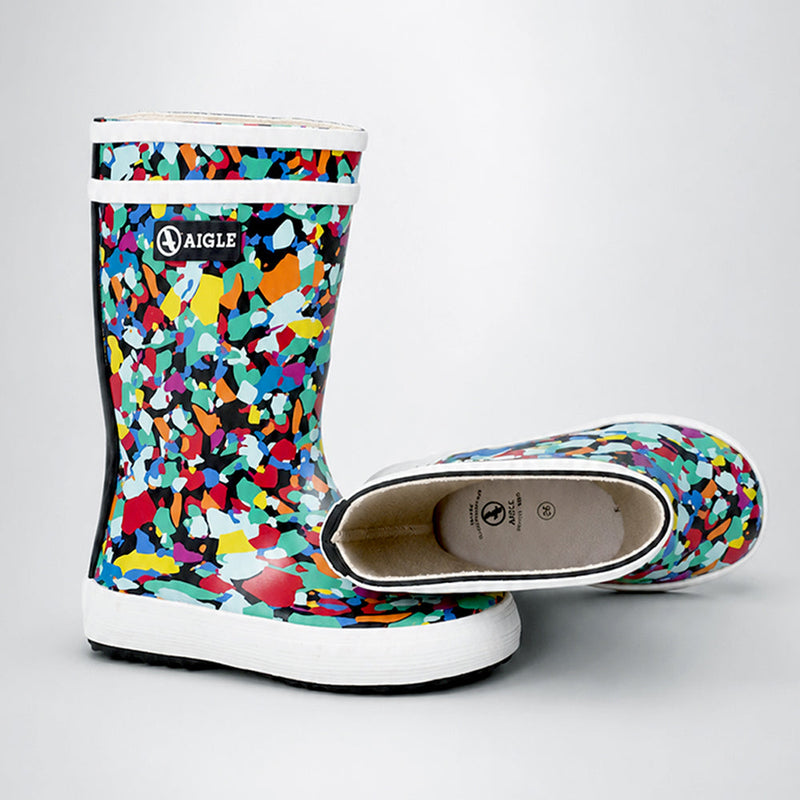 Ms. Brush Brooks, flexible Rubber Rain Gumboots for Toddlers & Kids