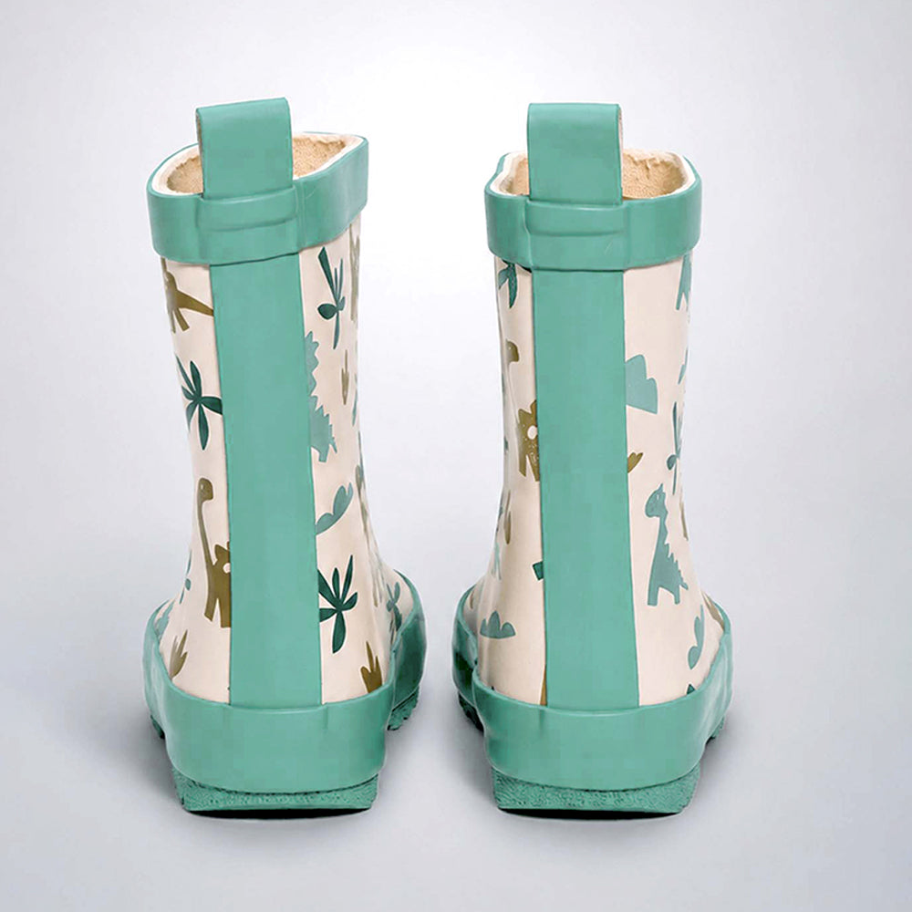 Mr. Dash T-Rex, flexible Rubber Rain Gumboots for Toddlers & Kids