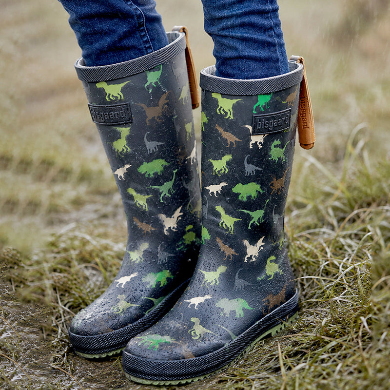 Mr.Dino Rex, flexible Rubber Rain Gumboots for Toddlers & Kids