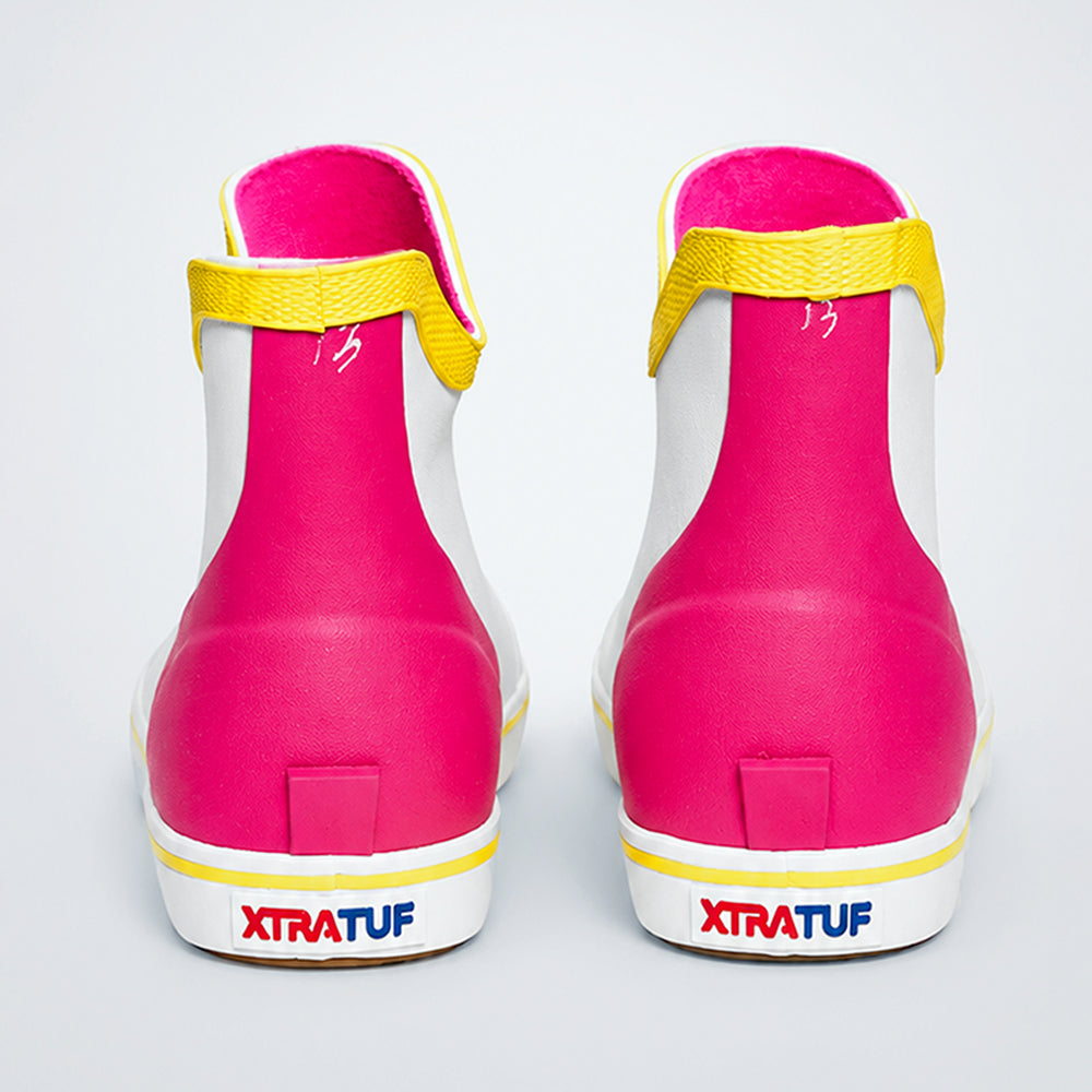 Ms. Mia Tyson, Colorblock ankle length flexible Rubber Rain Gumboots for toddlers & Kids