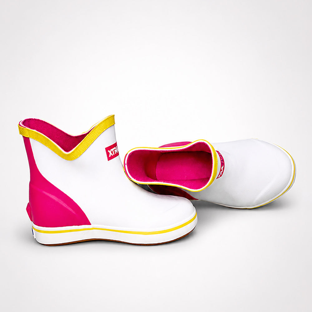 Ms. Mia Tyson, Colorblock ankle length flexible Rubber Rain Gumboots for toddlers & Kids