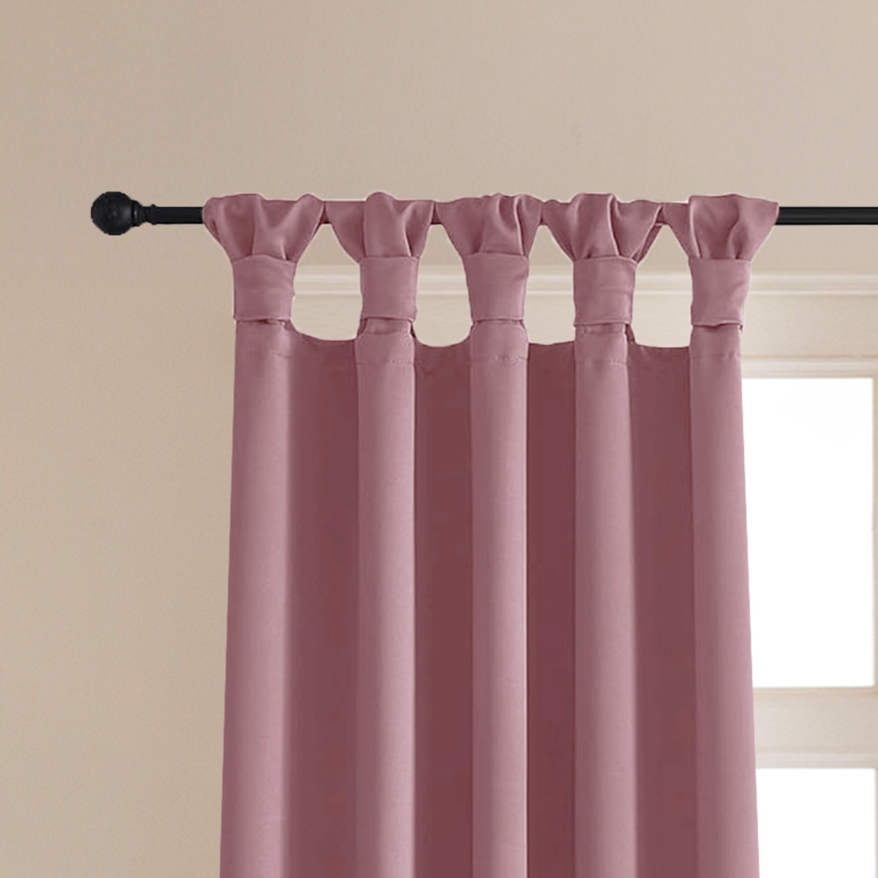 Fort Essential - Twist Tap Top Blackout Curtain (Lavender)