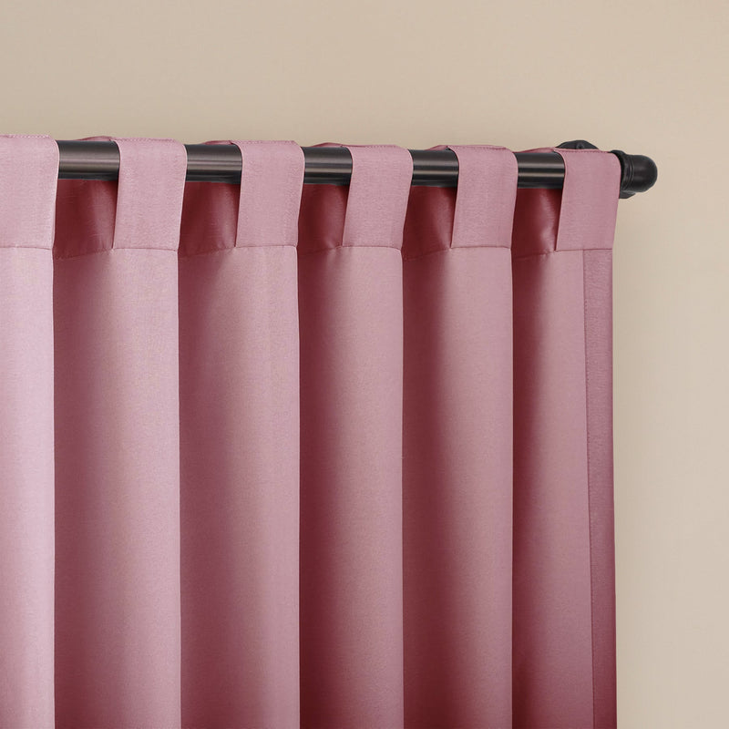 Fort Essential - Back Tab Blackout Curtain (Lavender)-2