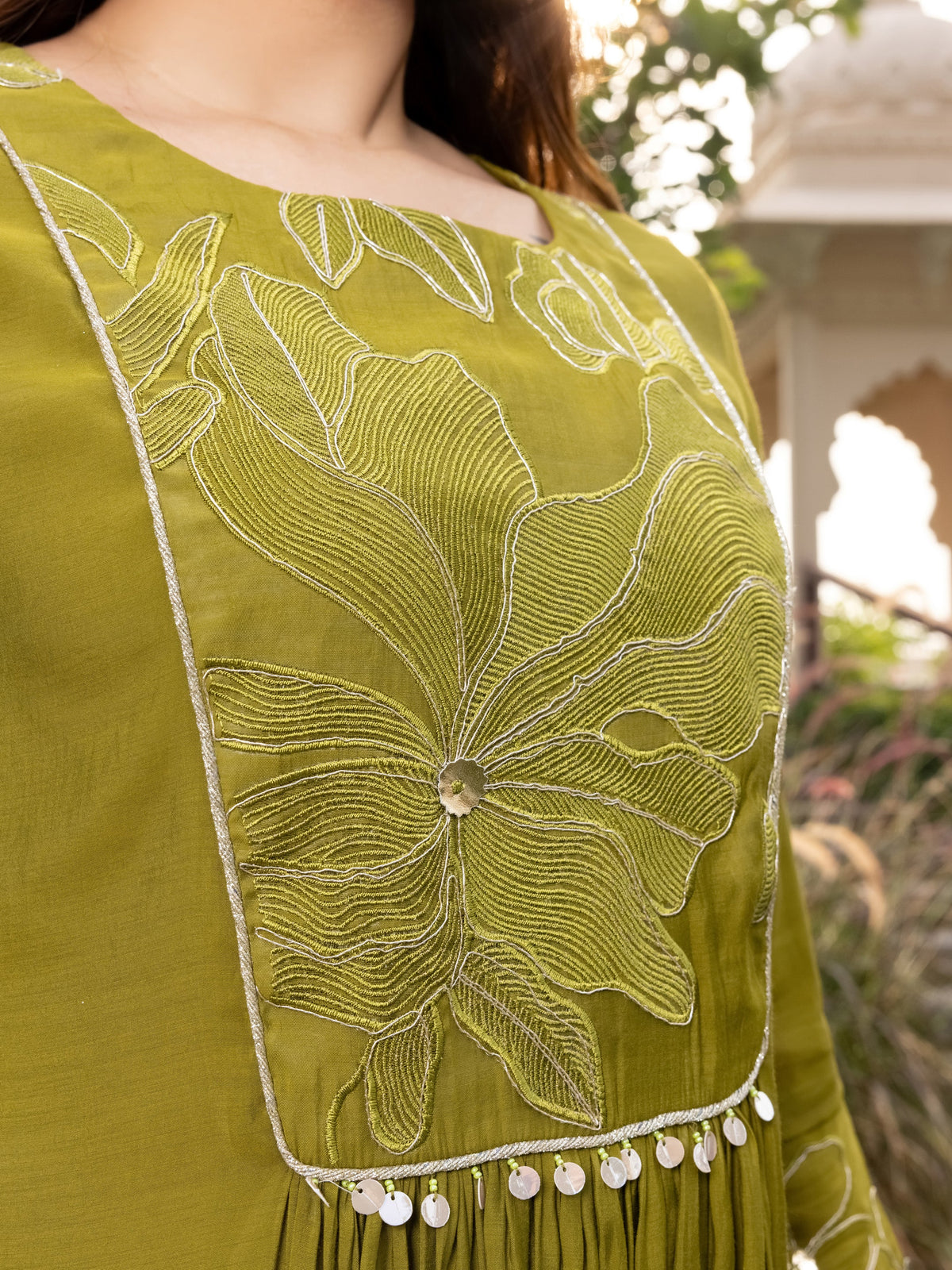 Sadhana Mul Chanderi Festive Suit Set