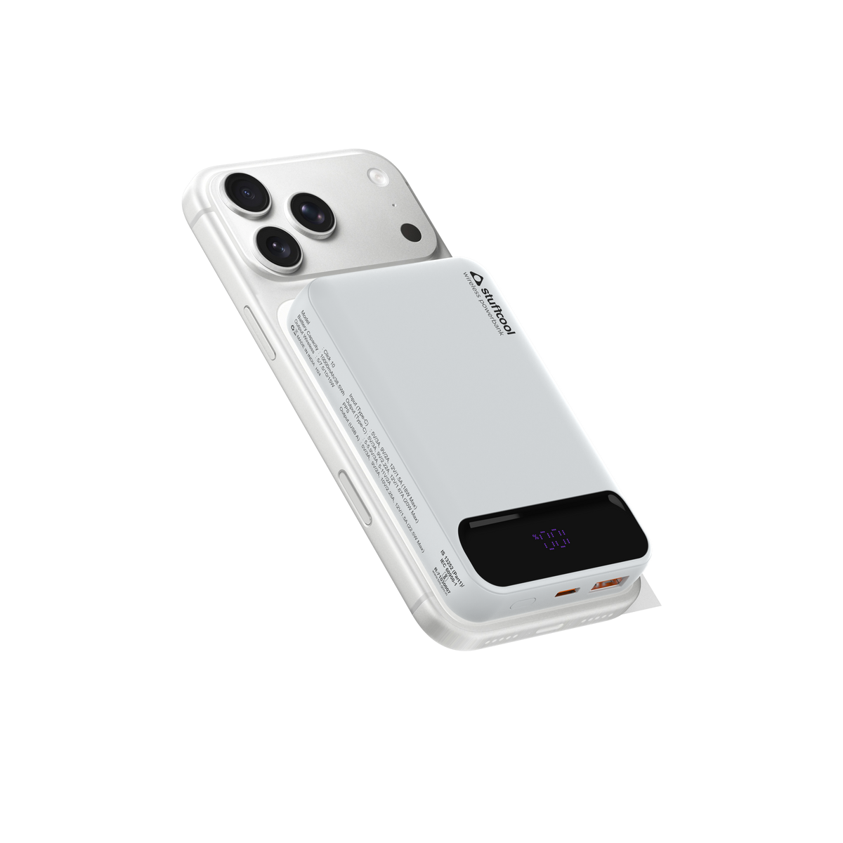 Click 10000mAh 15W Slim Magnetic Wireless Powerbank for iPhone