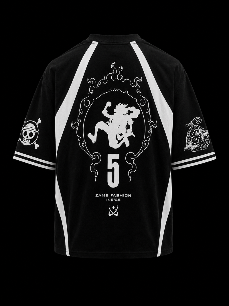 Luffy Gear 5 V2 Oversized T Shirt-1
