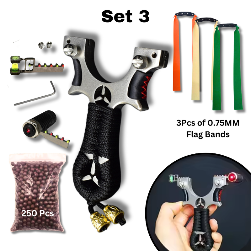 Marksman® Flying Bird Mercedes Benz Premium Stainless Steel Slingshot | Different Thickness Options