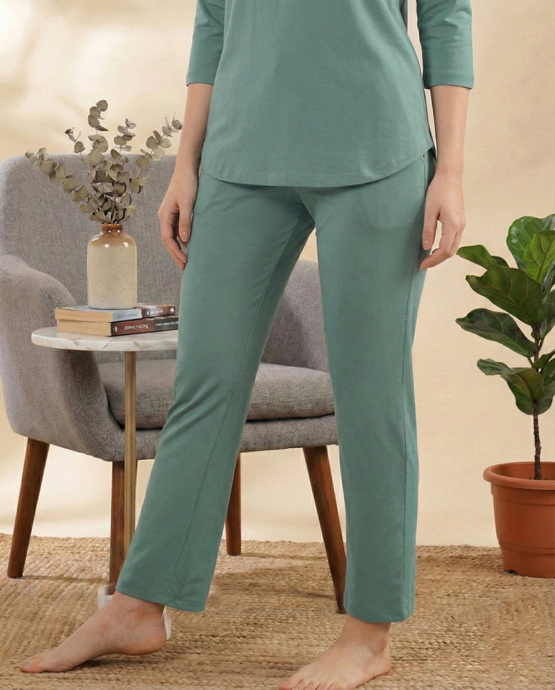 Pearle Bamboo Pant  (Mint Green)