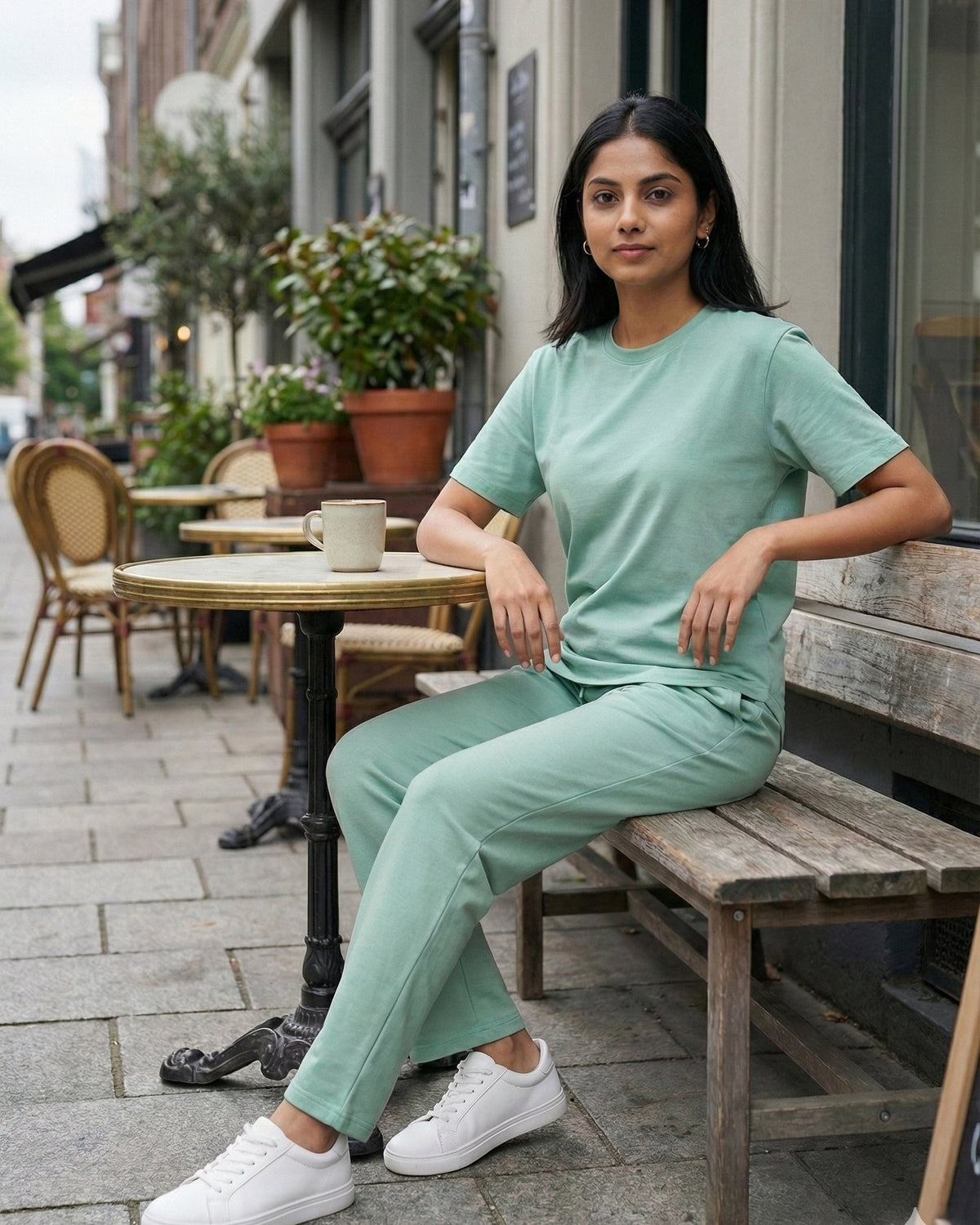 Pearle Bamboo Pant  (Mint Green)