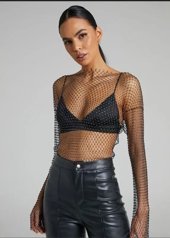 Rhinestone Luxe Top