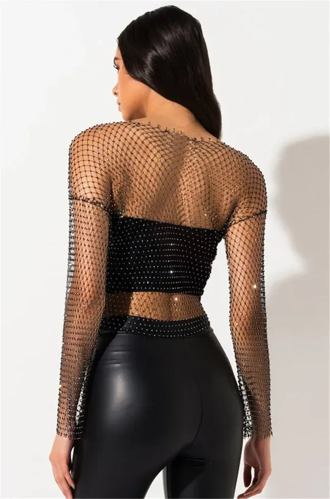 Rhinestone Luxe Top