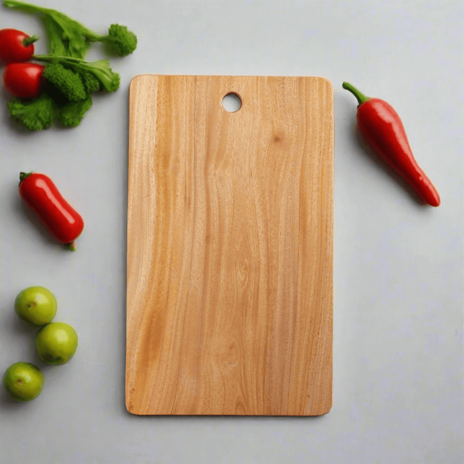 Neem Wood Chopping Board Compact Rectangle-1