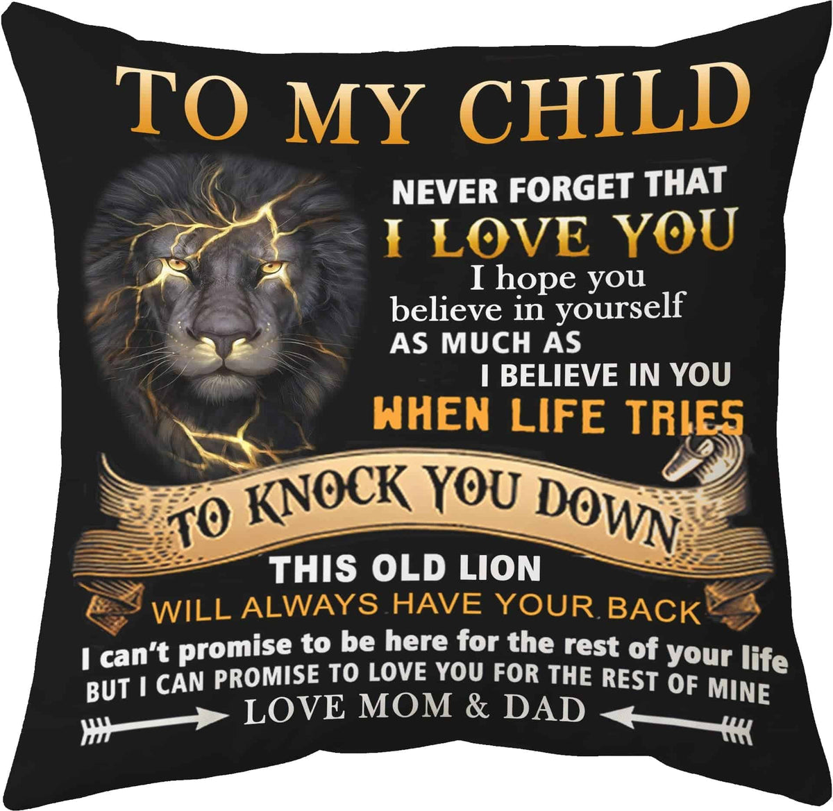 Never Forget I Love You - A Sweet Pillow Cover_MG103
